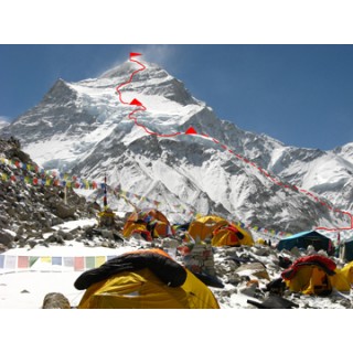 Описание маршрута на пик Чо-Ойю (8201м), Гималаи
