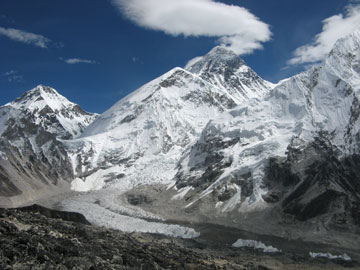 Эверест и ледник Кхумбу